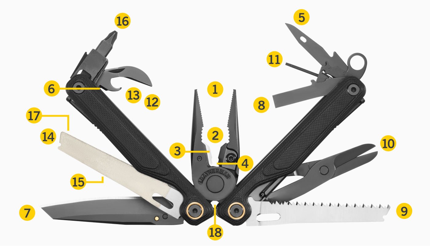 🏆Flash Sale#🛠️HOT SALE 49% OFF🛠️Wave Alpha Edc Multi Tools with Reverse Tanto Blade & G10 Handles