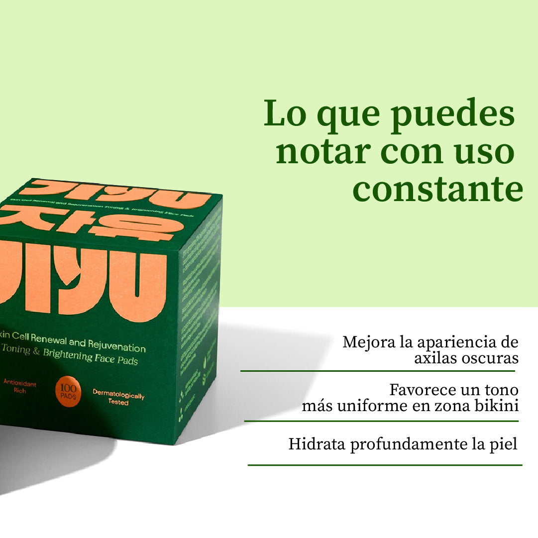 🔥LAST DAY SALE 40% OFF-🔥 JIYU | Moisturising and Lightening Pads for Underarms and Bikini Line