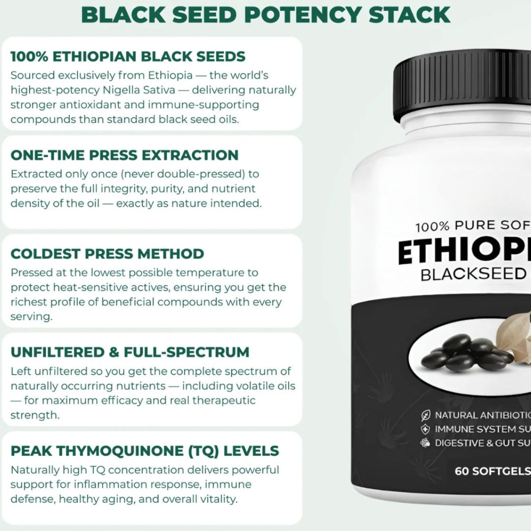 Black Seed Oil - 60 Softgel Capsules