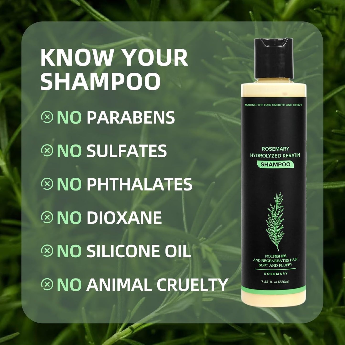 ROSEMARY SHAMPOO - NATURAL HAIR RENEWAL