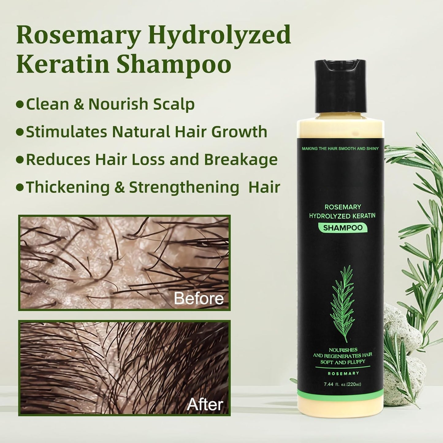 ROSEMARY SHAMPOO - NATURAL HAIR RENEWAL