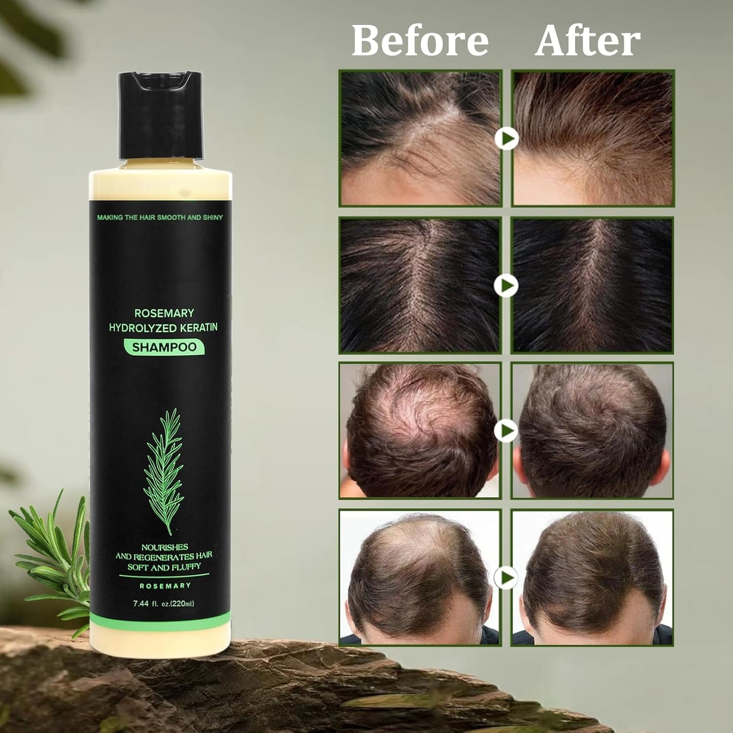 ROSEMARY SHAMPOO - NATURAL HAIR RENEWAL