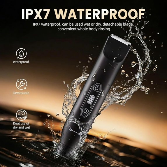 Last Day 49% OFF🔥 3-in-1 Electric Shaver & Nose Hair Trimmer for Face & Body Black
