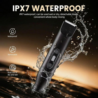 Last Day 49% OFF🔥 3-in-1 Electric Shaver & Nose Hair Trimmer for Face & Body Black
