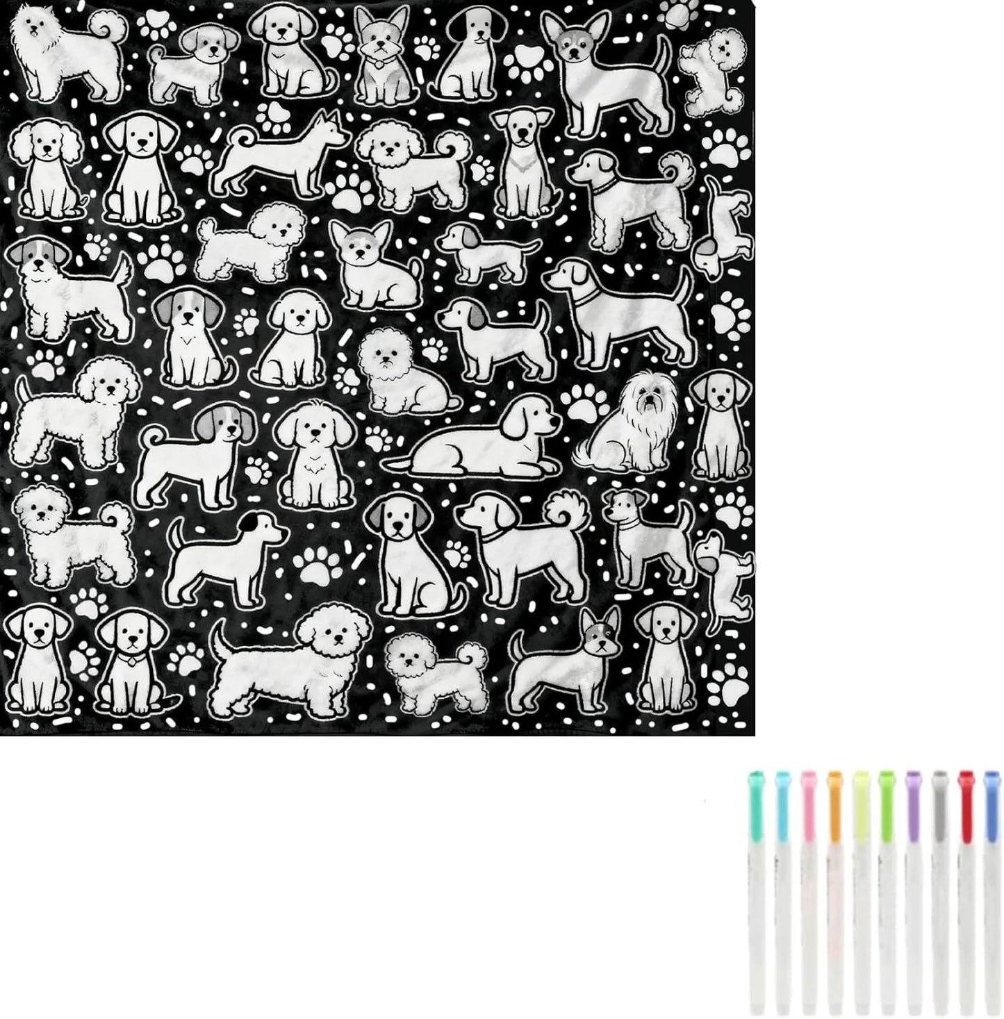 🏆Flash Sale#🔥The Attention Rebuilder-DIY Coloring Blanket