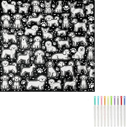 🏆Flash Sale#🔥The Attention Rebuilder-DIY Coloring Blanket