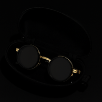 Gold with Case