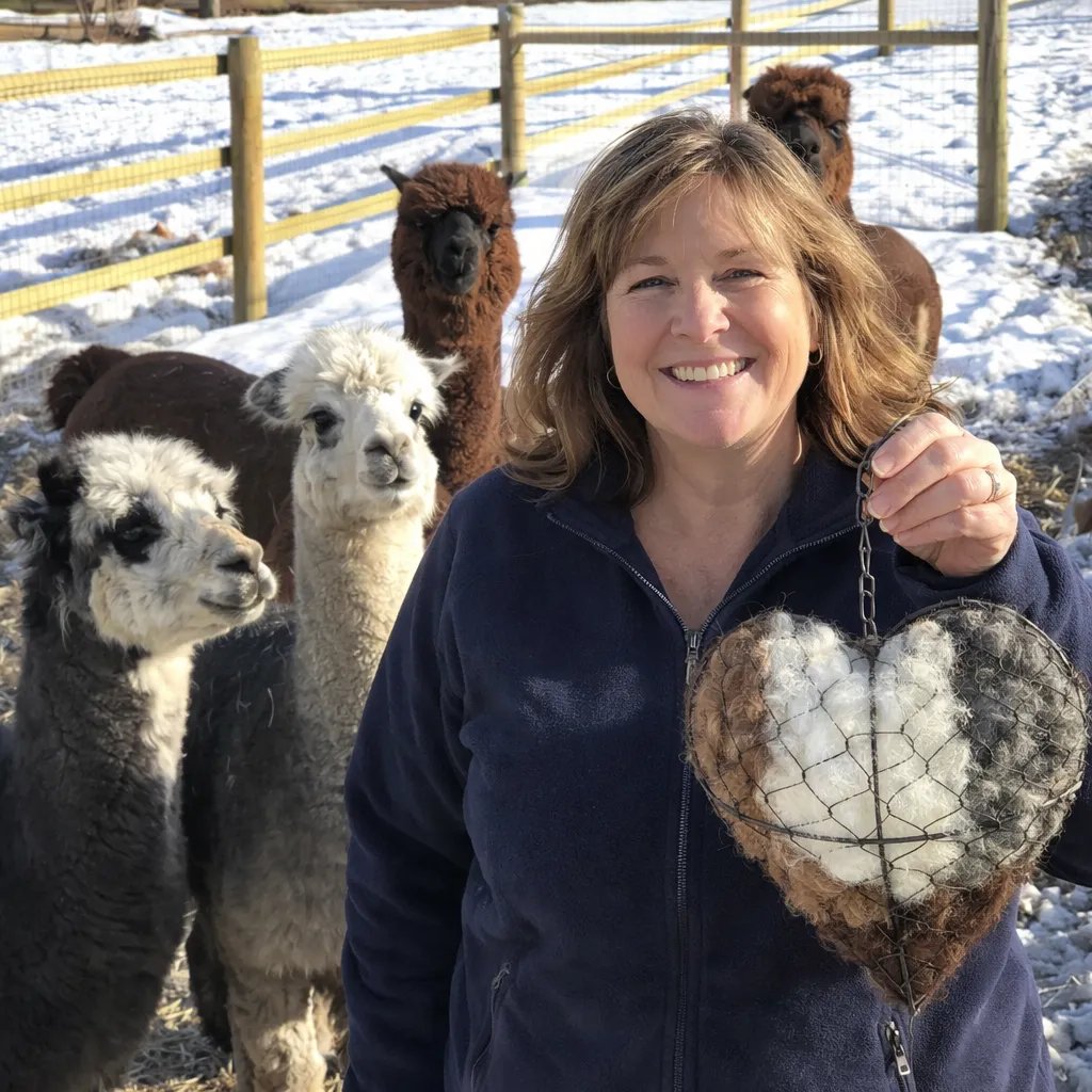 🔥LAST DAY 49% OFF - 🕊️🏡Handmade Natural Alpaca Fiber Bird Nesting Heart❤️
