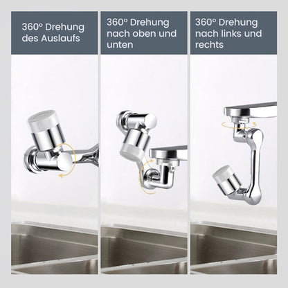 TwistTap™ - 1080 degree rotatable extension tap