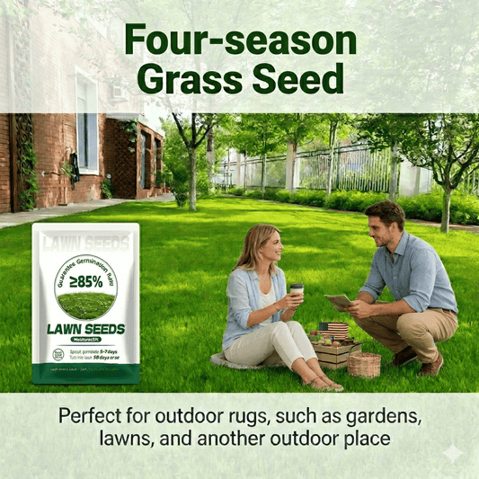 🔥Hot sale 49% off🔥 🌱 2026 Four Seasons Evergreen Grass | Durable, Vibrant Green All Year