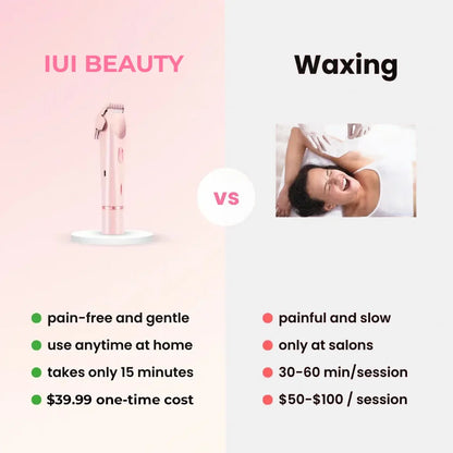 🔥Hot Sale 50% OFF🔥2-in-1 Painless Bikini Hair Trimmer