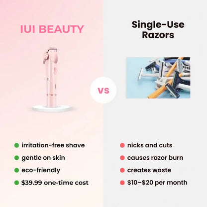 🔥Hot Sale 50% OFF🔥2-in-1 Painless Bikini Hair Trimmer