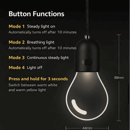 🔥2026 Spring special offer 49% off -LumiBulb Car Charm 💡 Light up your car