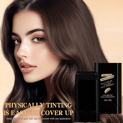 🔥HOT SALE 49% OFF 🔥 Touchup Pro Stick – Instant Grey Coverage & Natural Black Shine