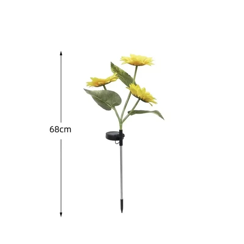 🏆Flash Sale#🔥Hot Sale 49% off🌟🌻 Solar Powered LED Sunflower Garden Lights Set