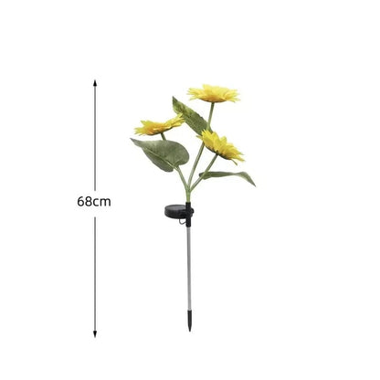 🏆Flash Sale#🔥Hot Sale 49% off🌟🌻 Solar Powered LED Sunflower Garden Lights Set