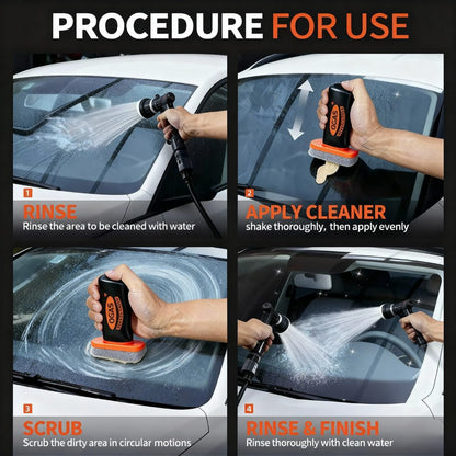 🚗 Automotive Oil Film Cleaning Brush for Car Windows – Glass Cleaning Board