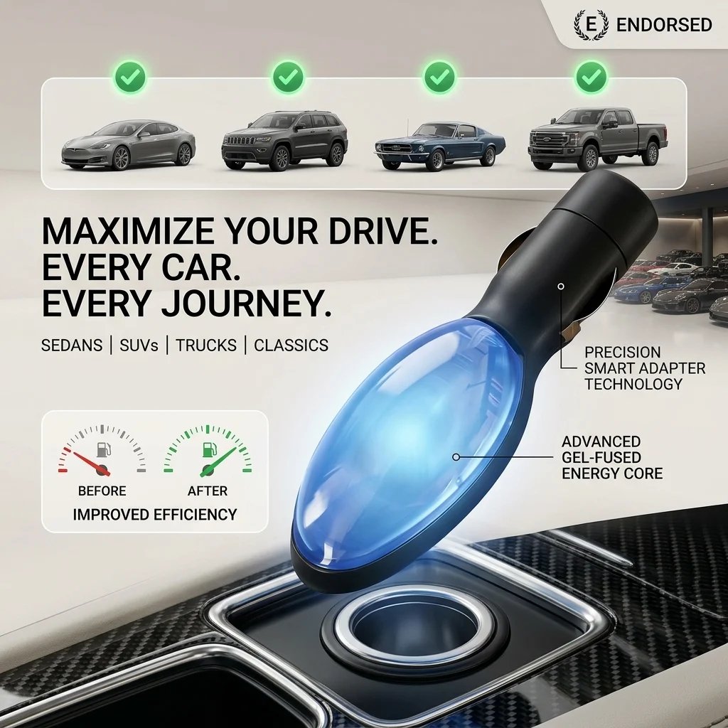 🏆Flash Sale#🔥HOT SALE 49% OFF 🔥 🚗Reduce fuel consumption – Plug-and-play fuel-saving device