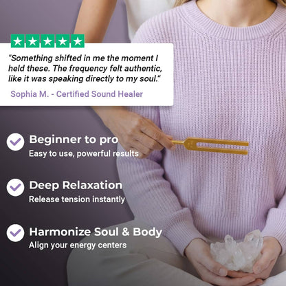 ✨Spiritual Healer-High💖 Precision Tuning Fork Set for Sound Therapy and Meditation
