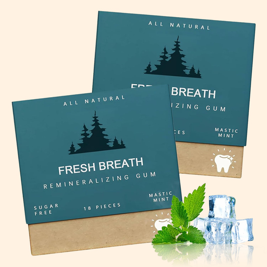 Hot Sale 50% OFF🔥 Organic MASTIC MINT remineralizing chewing gum with Nano-hydroxyapatite