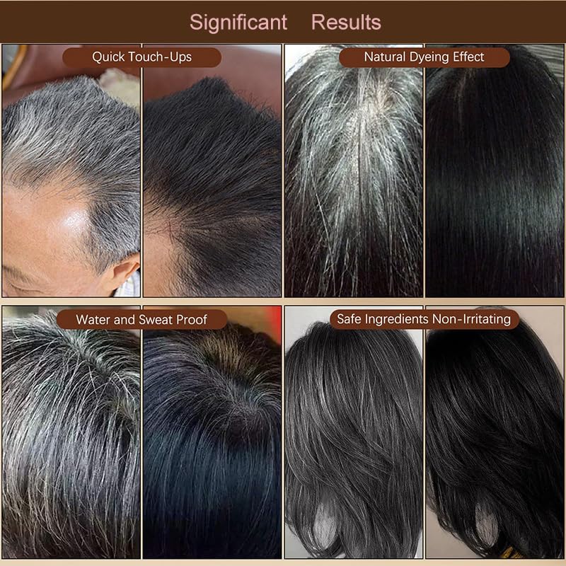 🔥HOT SALE 49% OFF 🔥 Touchup Pro Stick – Instant Grey Coverage & Natural Black Shine