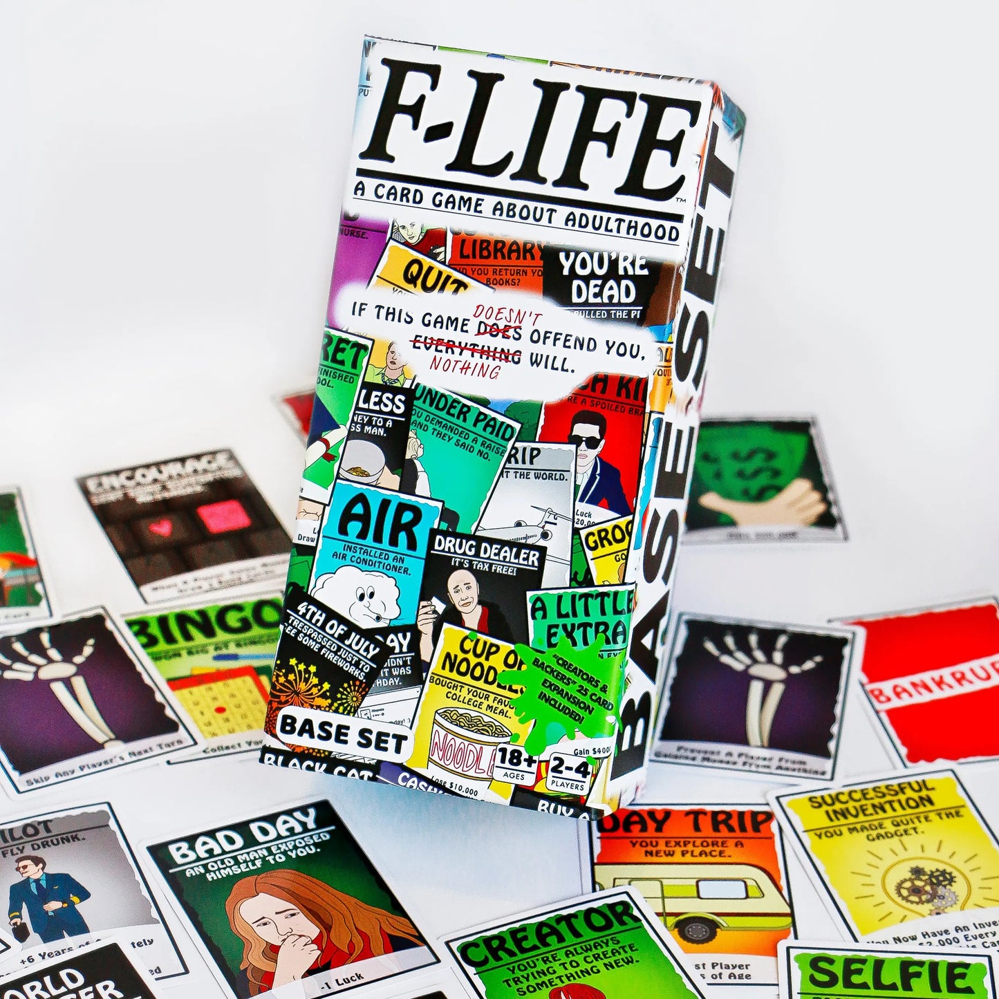 F-Life: A Card Game About Adulthood - Dark-Humored Party Game