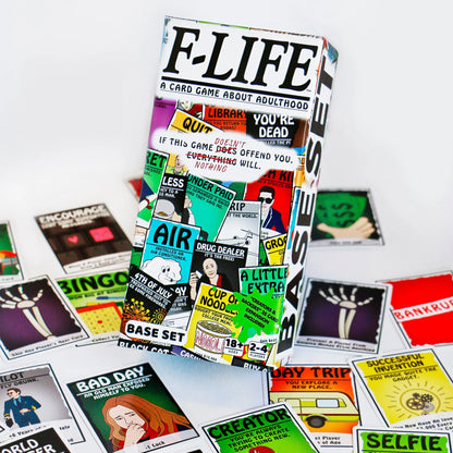 F-Life: A Card Game About Adulthood - Dark-Humored Party Game