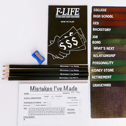 F-Life: A Card Game About Adulthood - Dark-Humored Party Game