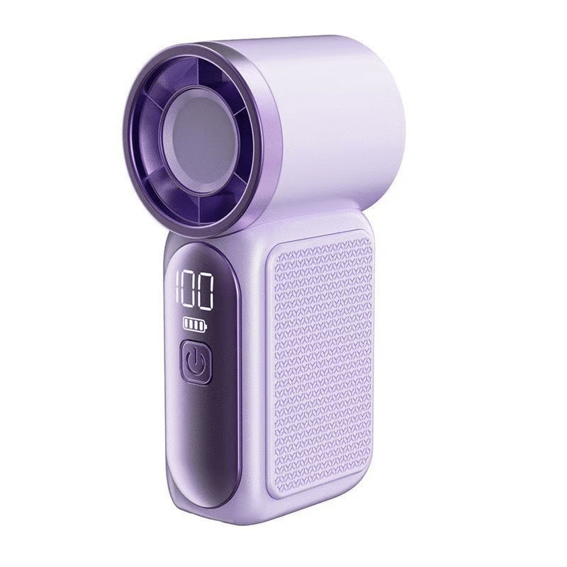 🏆Flash Sale#Mini Handheld Fan with LED Display