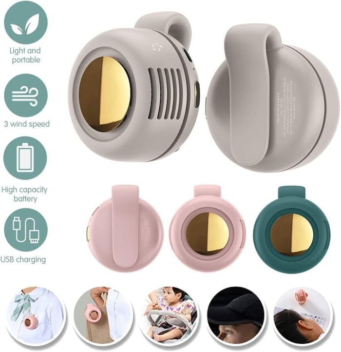 🔥HOT SALE 49% OFF 💥 Portable Silent Mini Bladeless Electric Fan