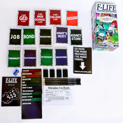 F-Life: A Card Game About Adulthood - Dark-Humored Party Game