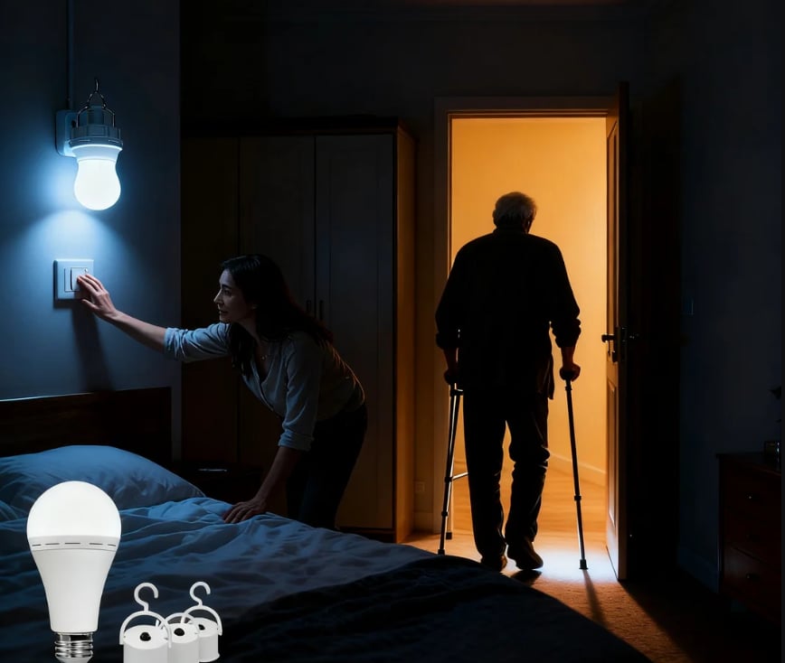 ⏰This Week's Special only $9.99-Rechargeable Emergency Light Bulbs