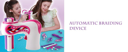 Electric Hair Braider Kit, Automatic Rotating Hair Twisting Machine for Kids DIY Styling Toy