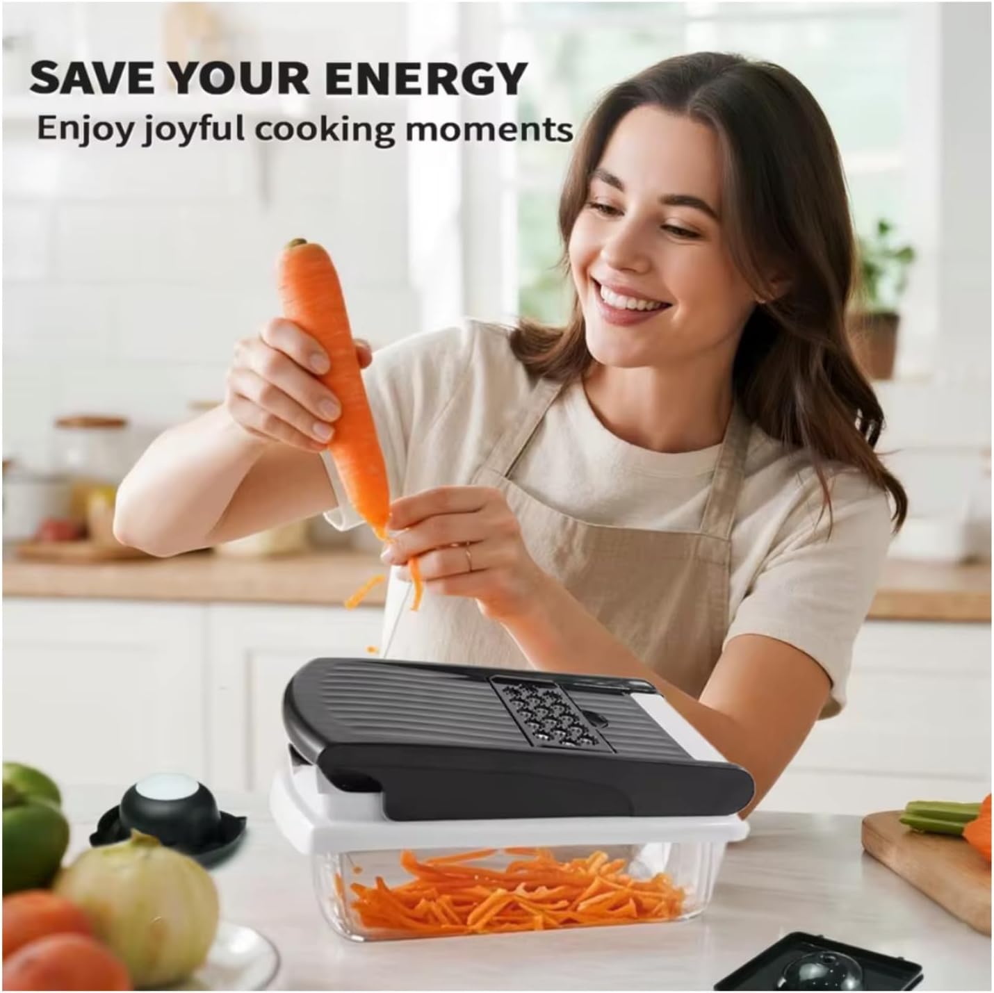 🔥Hot sale 49% off🔥 New multi-functional kitchen vegetable chopper with seven blades