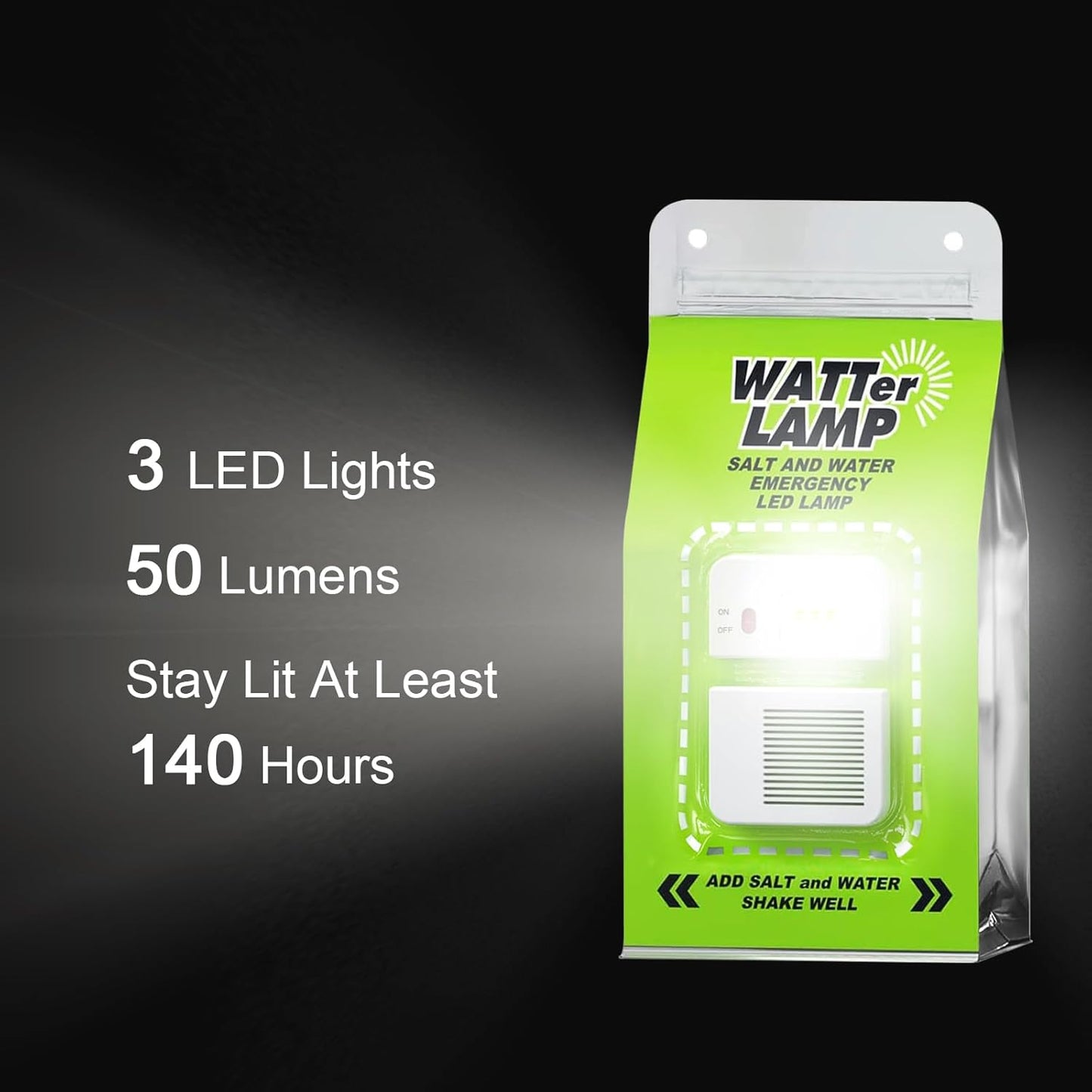 🌞HOT SALE 49% OFF✨ Emergency Light Salt Water Lamp💦⚡