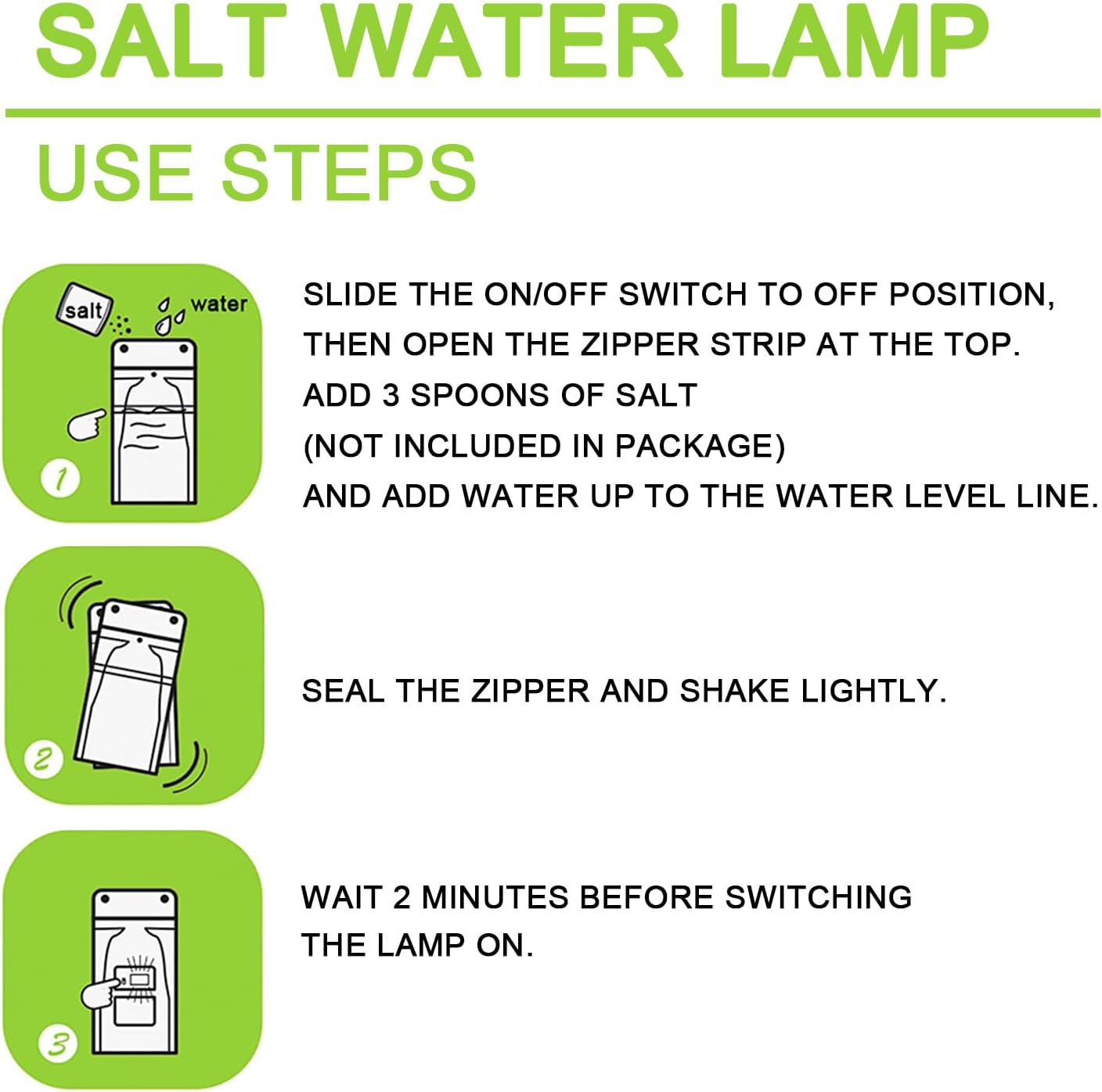 🌞HOT SALE 49% OFF✨ Emergency Light Salt Water Lamp💦⚡