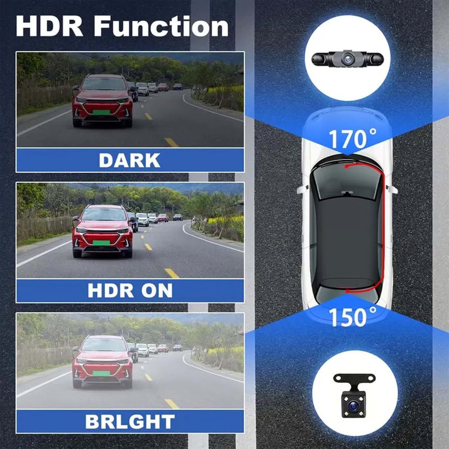 Hot Sale 50% OFF🔥 50K+ SOLD! Almost Gone - Full View Car Dashcam System