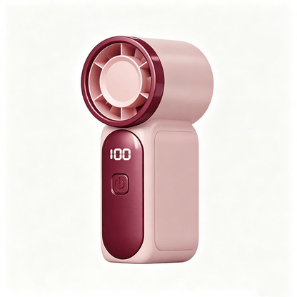 🏆Flash Sale#Mini Handheld Fan with LED Display