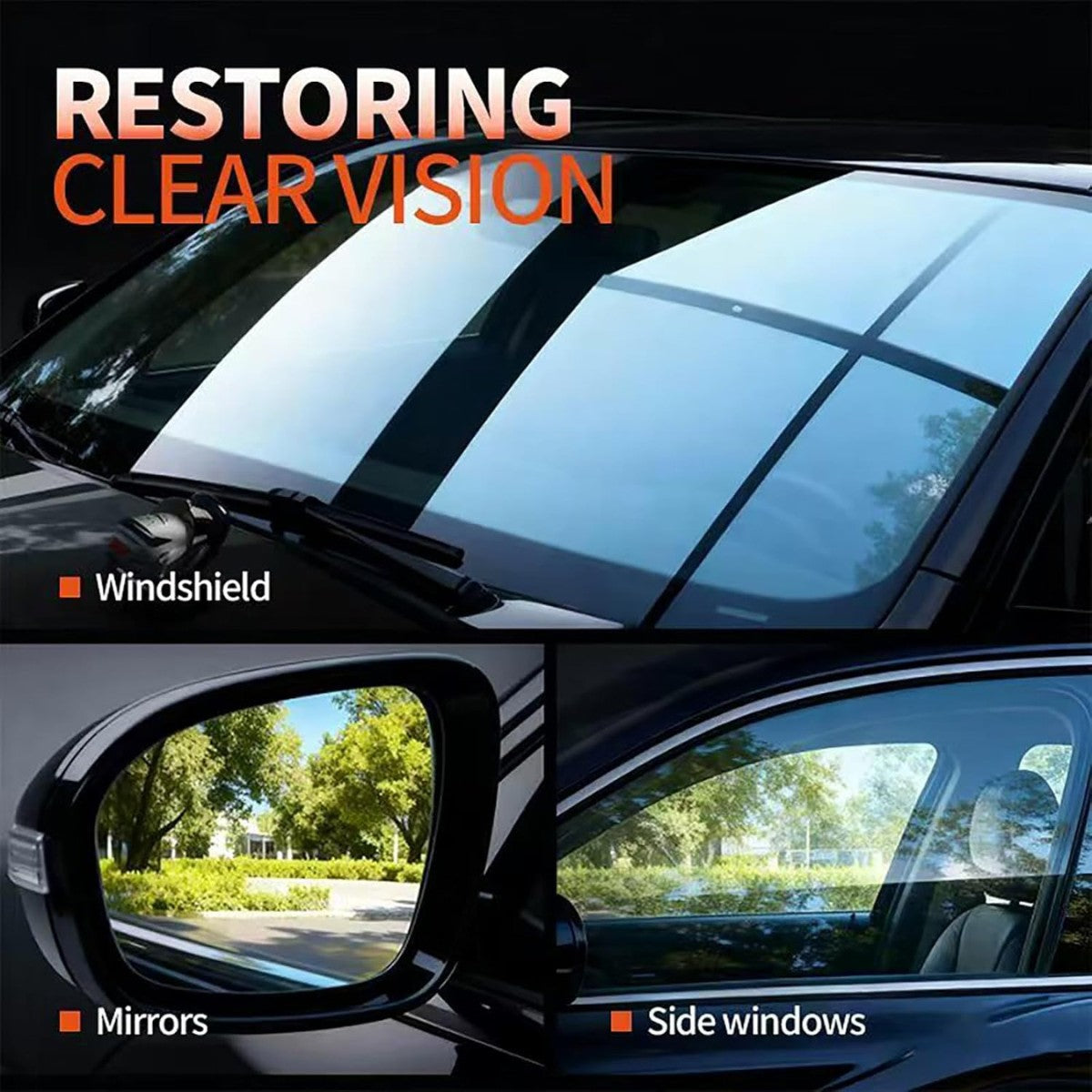 🚗 Automotive Oil Film Cleaning Brush for Car Windows – Glass Cleaning Board