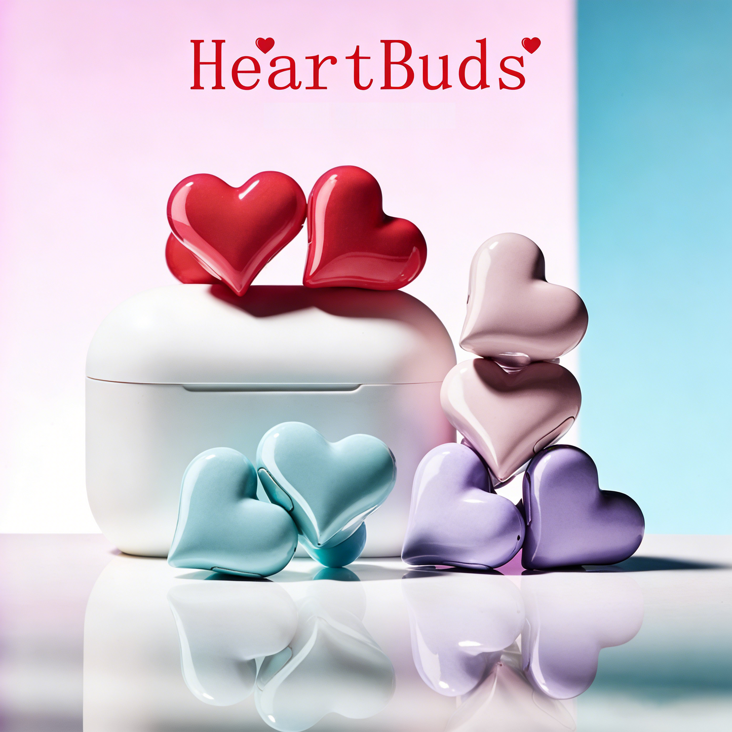 Heart-shaped Bluetooth Headset