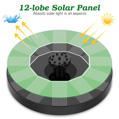Last Day 49% OFF🔥 Solar-Powered Baby Bathtub Water Pump