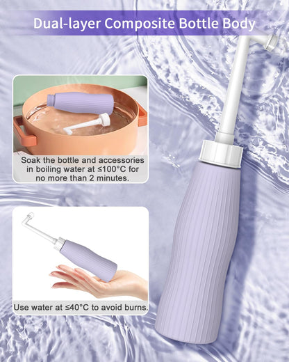🔥Hot Sale 50% OFF🔥 Portable Perineal Rinse Spray Bottle, Cleanse After Toilet, Leak Proof Seat Bath, Perfect for Postpartum Care