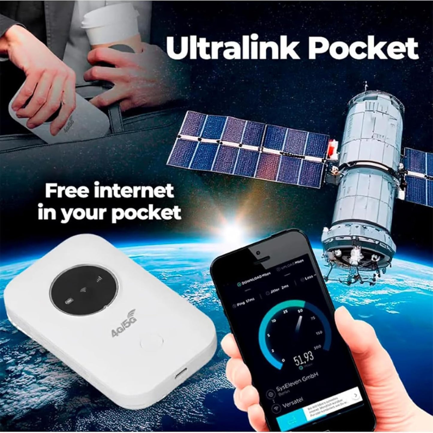 Hot Sale 49% OFF🔥🔥[Power on and use] All-network portable wifi