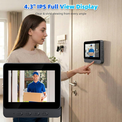 🔥New Year's Special Offer 50%OFF🎉Wireless doorbell camera: 1080P.