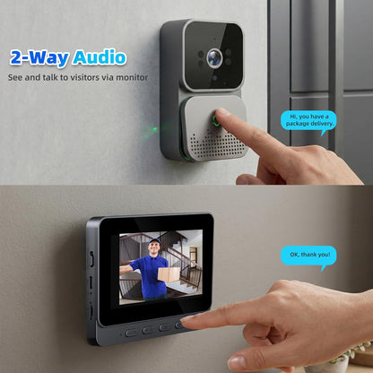 🔥New Year's Special Offer 50%OFF🎉Wireless doorbell camera: 1080P.