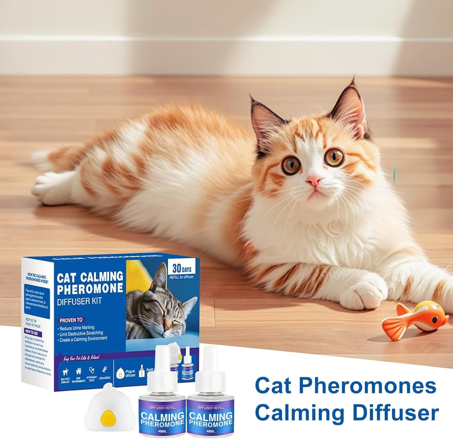 Calming Cat Pheromone Diffuser - Feline Pheromone Diffuser