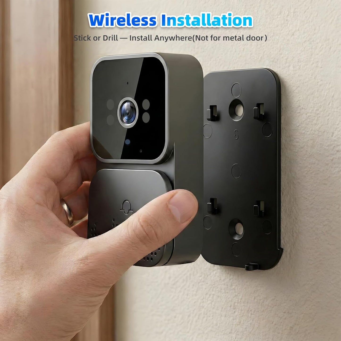 🔥New Year's Special Offer 50%OFF🎉Wireless doorbell camera: 1080P.