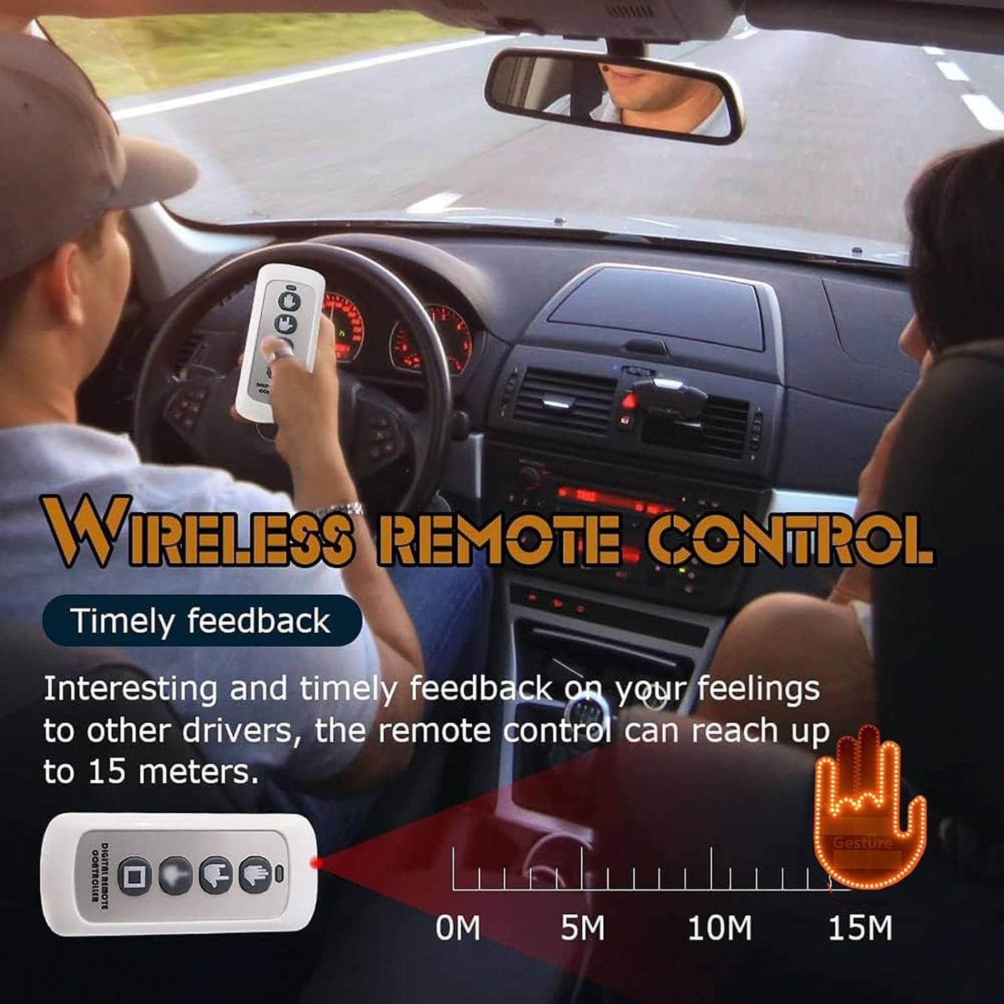 🔥HOT SALE 49% OFF🔥-Gesture Led Hand Sign, Hand Light for Car