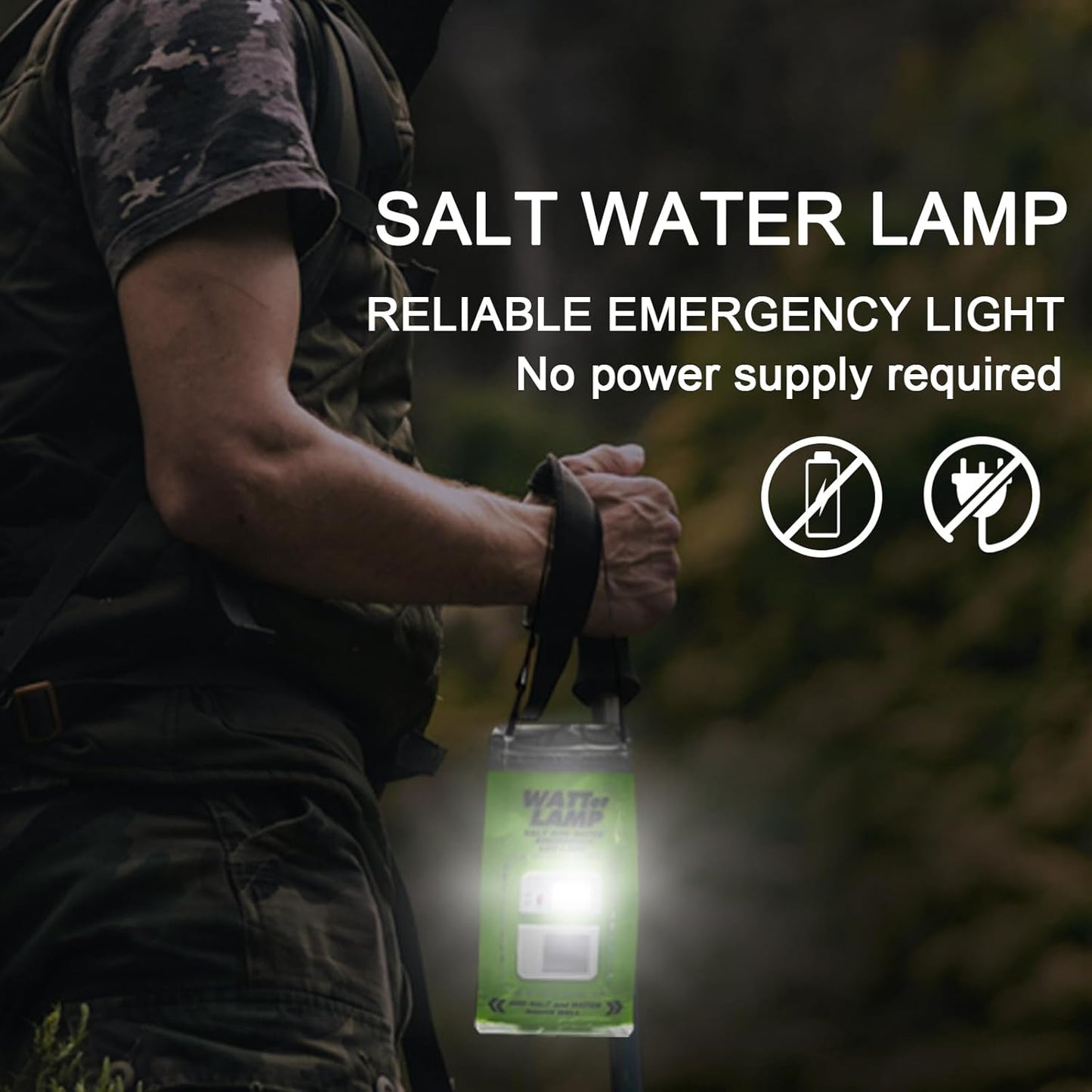 🌞HOT SALE 49% OFF✨ Emergency Light Salt Water Lamp💦⚡