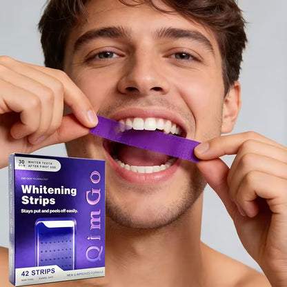 🔥2026 Spring special offer 49% off-🦷Purple Teeth Whitening Strips